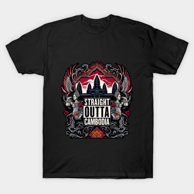 Straight Outta Cambodia T-Shirt by Straight Outta Styles